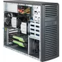 Super Micro Supermicro SC732 D3-1K26B - MDT - Erweitertes ATX 1200 Watt (PS/2) - Schwarz - USB/Audio (CSE-732D3-1K26B)