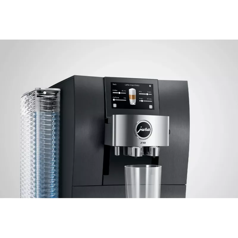 Espressomaschine JURA Z10 Vollautomat 2,4 L Aluminium Schwarz, 1450 W, 15 bar, 51 Getränke