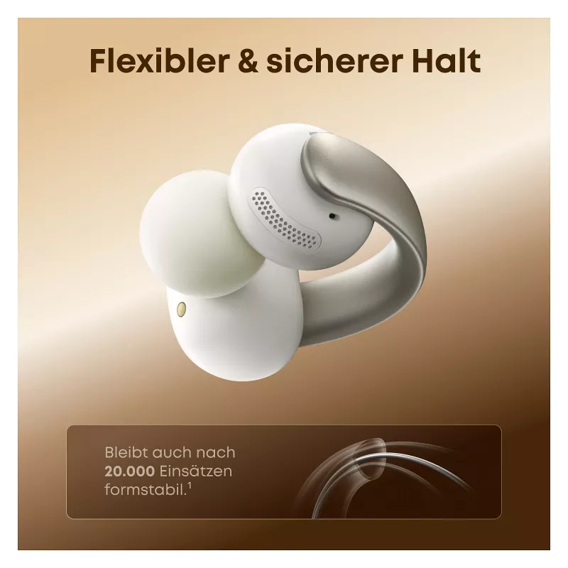 ANKER Soundcore AeroClip Blau Open-Ear Clip-Earbuds Hi-Res Sound LDAC NC IP55 KI-gestützte Telefonate