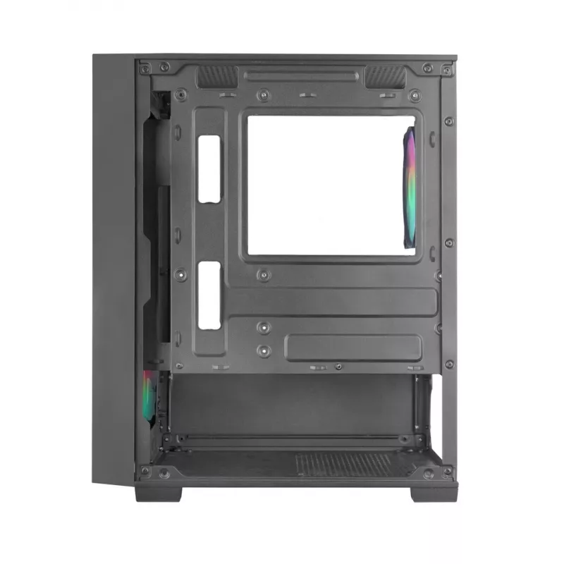 PC-Gehäuse TACENS Mars Gaming MC-VORTEX Mini Tower Mini-ITX/Micro-ATX Tempered Glass Schwarz, 3x120mm, 27,3 cm GPU, 162 mm CPU-Kühler