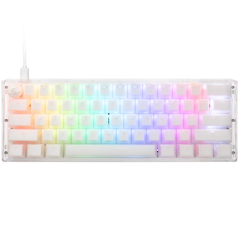 Ducky One 3 Aura White Mini Kailh Jel US Tastatur Gaming USB QWERTY US International