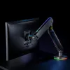 NanoRS Gaming Monitor Halterung 17-32 mit RGB LED Beleuchtung Tischhalterung höhenverstellbar schwenkbar neigbar max. 9 kg VESA 75x75 / 100x100