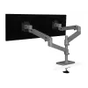 Ergotron LX Pro - Montageset (Doppelarm) - für 2 LCD-Bildschirme - Lochplattenmontage - Aluminium - Dunkelgrau - Bildschirmgröße: bis 61 cm (bis 24 Zoll)