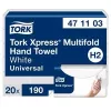 Falthandtuchpapier Tork Xpress Multifold Universal H2 2-lagig, 23,4 x 21,3 cm (20 Stk.)