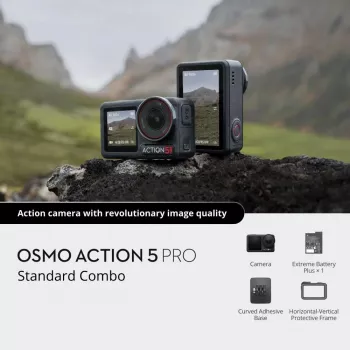 DJI Osmo Action 5 Pro Action-Sportkamera 40 MP 4K Ultra HD CMOS 25,4 / 1,3 mm (1 / 1,3) Wi-Fi 146 g