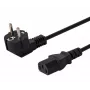 Netzkabel SAVIO CL-146 — 3 m, IEC C13 auf IEC Typ E, schwarz