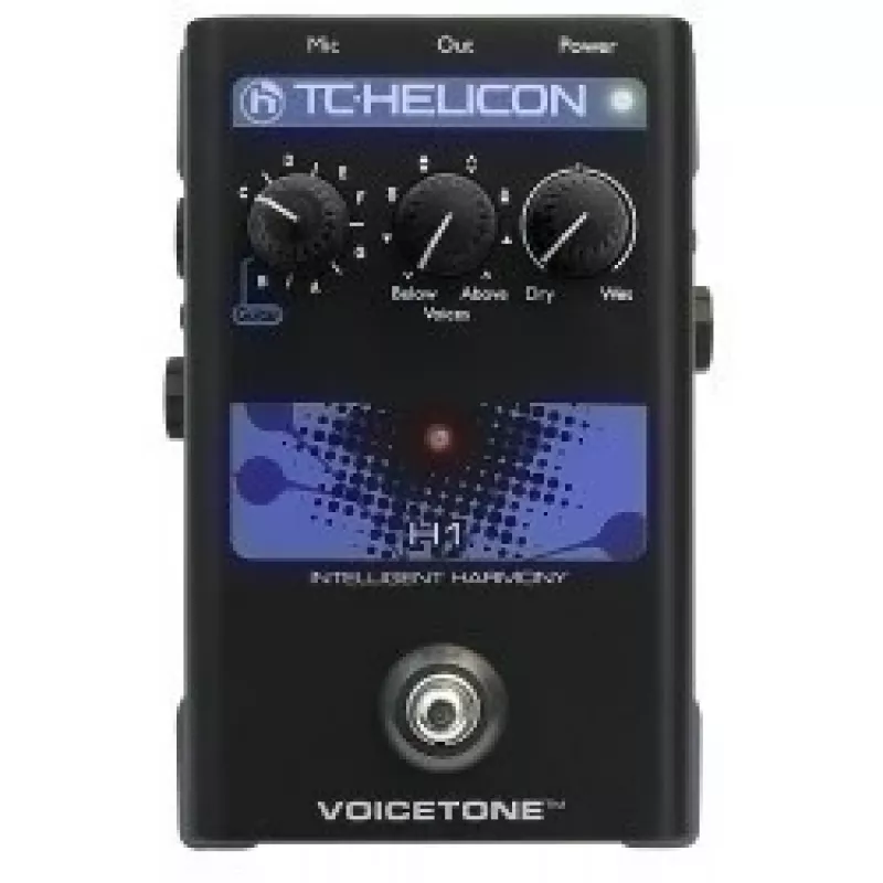 Stimmharmonisierer TC-Helicon VoiceTone H1 — Tonhöhenkorrektur und Halleffekte für Live- und Studiogesang