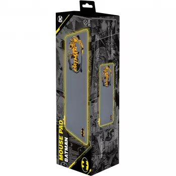 FR-TEC BATPCMPAD Mauspad Gaming Mauspad Schwarz - Grau - Gelb (BATPCMPAD)