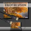 HDMI 2.1 Kabel QOLTEC 5 m — 48 Gbit/s, 8K@60Hz, 26AWG, vergoldete Stecker