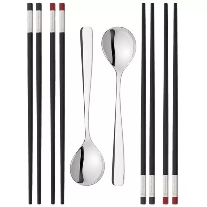 Essstäbchen-Set ZWILLING 39180-001-0 Schwarz Edelstahl