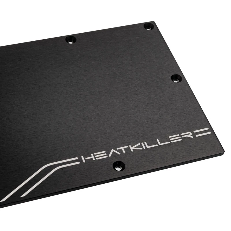 Backplate Watercool 16070 — Aluminium-Computer-Kühlsystemteil, schwarz, 1 Stk.