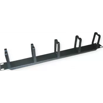 Value 26.99.0312 19-Zoll-Netzwerkschrank-Frontblende 1U schwarz (RAL 9005)