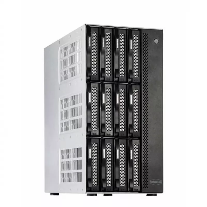 TerraMaster T12-500 Pro NAS Mini Tower Intel® Core™ i7 16 GB DDR5 0 TB Grau