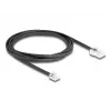 Telefonkabel DeLOCK 88036 RJ45 auf RJ11 2 m Schwarz