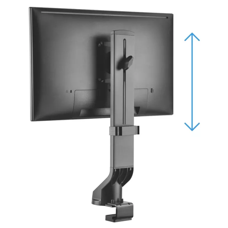 Maclean MC-853 für 1 Monitor Bildschirmhalterung Tischhalterung mit Computer Tischhalterung 17 bis 32 Zoll VESA 75x75 100x100 bis 8 kg (für 1 Bildschirm)
