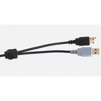 Logickeyboard LKB-MCOM4-A2PC-FR Tastatur USB AZERTY Französisch Schwarz (LKB-MCOM4-A2PC-FR)