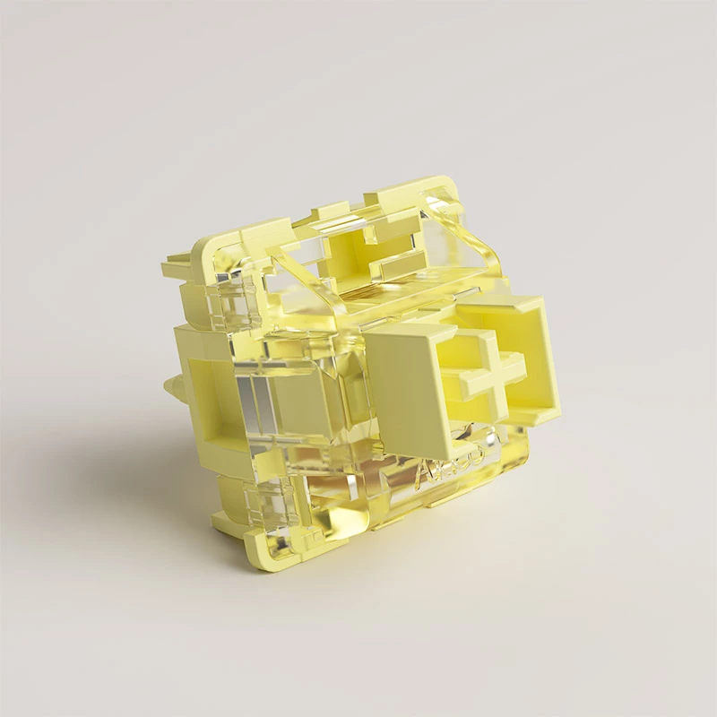 AKKO V3 Pro Cream Yellow mechanische Switches, 5-Pin, linear, 50 g, 45 Stück