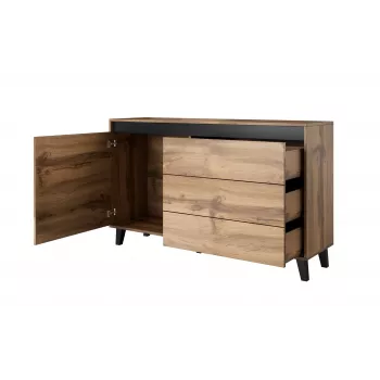 Cama Kommode NORD Wotan-Eiche/Anthrazit