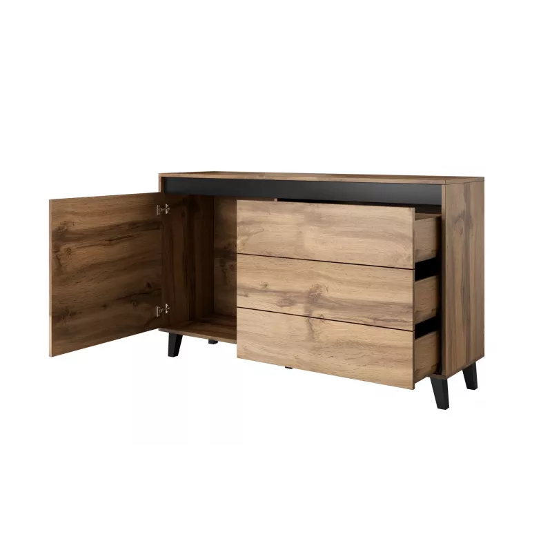 Cama Kommode NORD Wotan-Eiche/Anthrazit