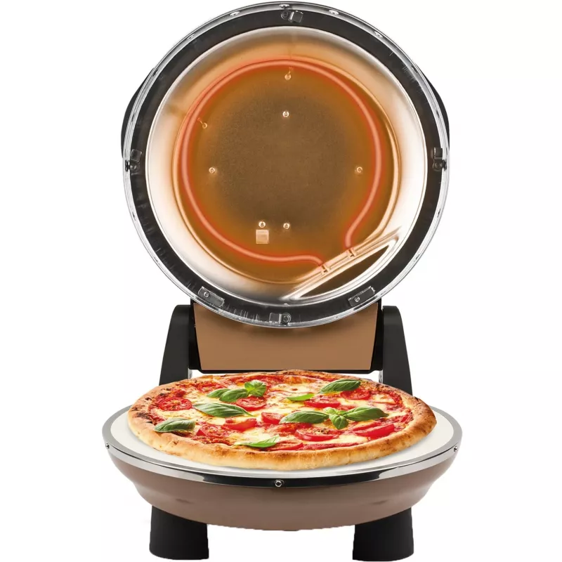 Pizzaofen Napoletana (Kupfer, 1.200 Watt, für Pizzas Ø 31 cm, 2 Steine)