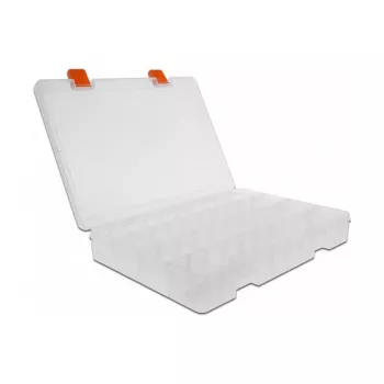 Werkzeugkasten DeLOCK Transparente Sortier-Kunststoffbox 18350