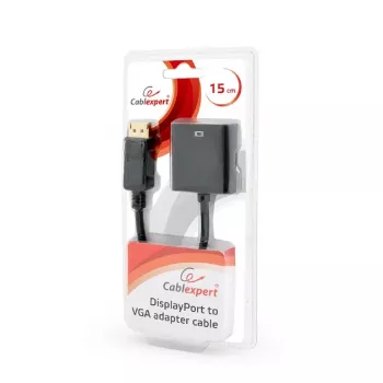 Adapter DisplayPort auf VGA schwarz