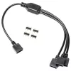 EK Loop D-RGB 3-Weg Splitterkabel