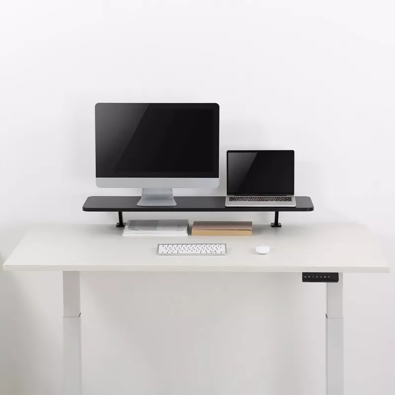 Monitor-Tischregal Ergooffice.eu ER-409, schraubbefestigt, passend für 13 Zoll–32 Zoll, max. Belastung 20 kg