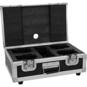 Flightcase Roadinger für 4x AKKU Dot 1 RGB/WW QuickDMX — schützender Transportkoffer
