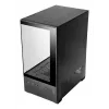 Mini-Tower-PC-Gehäuse TACENS Mars Gaming MC-SE2 — Mini-ITX / Micro-ATX, schwarz, Seitenfenster, Boden-Netzteil, unterstützt 2x2,5 Zoll + 1x3,5 Zoll