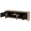 Cama RTV PORTO 2D Schrank 150x38x50 Eiche/schwarz