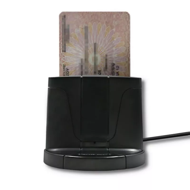 Smart Card Reader Qoltec 50632 USB 2.0 Schwarz 1m Kabel