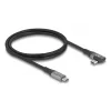 USB-Kabel DeLOCK 81131 1 m USB-C Schwarz 40 Gbit/s