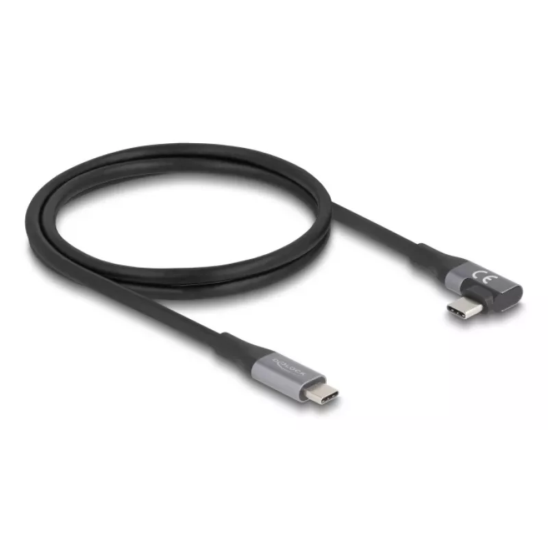 USB-Kabel DeLOCK 81131 1 m USB-C Schwarz 40 Gbit/s