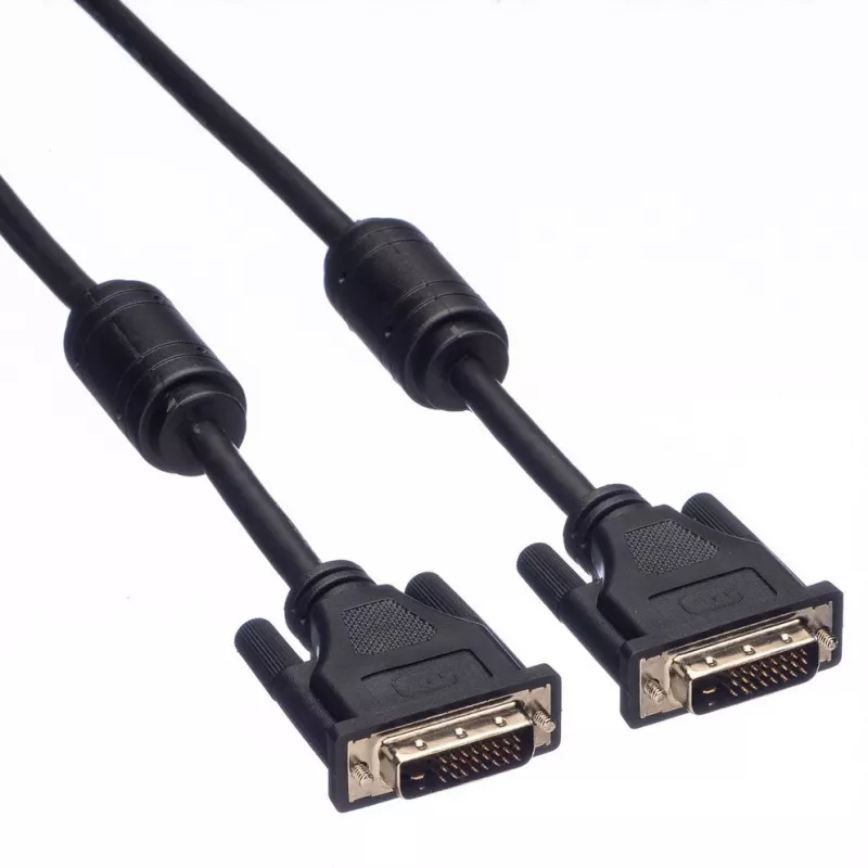 DVI-Kabel ROLINE DVI (24+1) Dual Link M/M 7,5 m