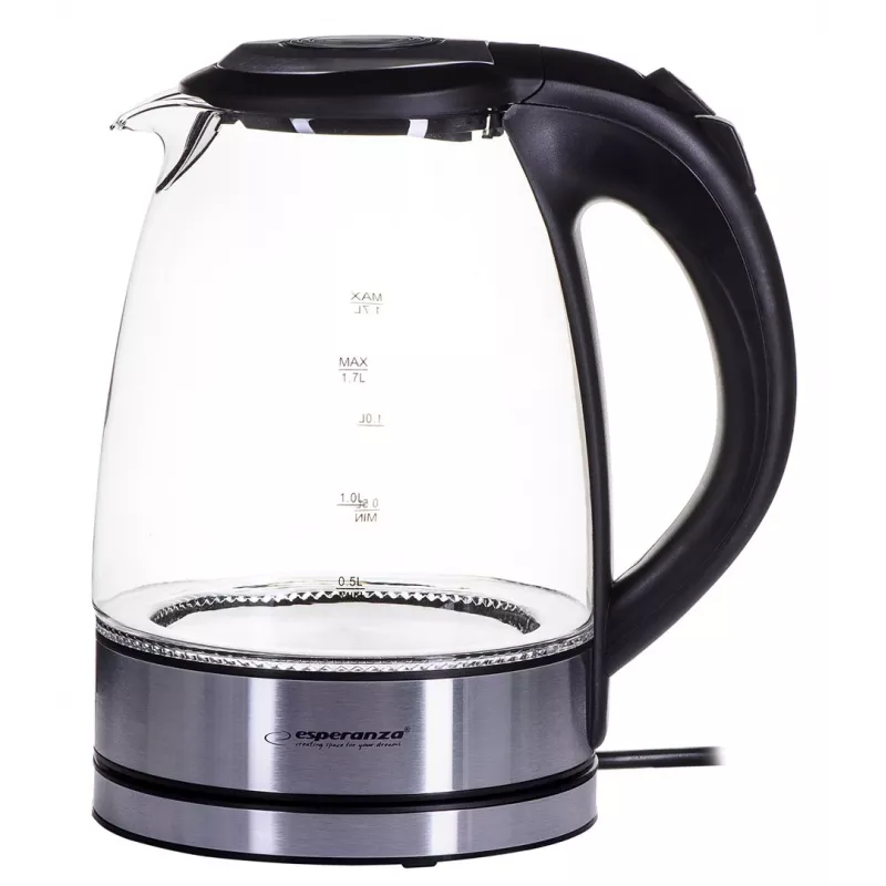 Esperanza EKK012 Wasserkocher 1,7 L Schwarz, Mehrfarbig 2200 W