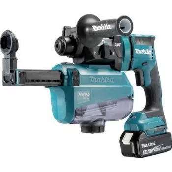 Makita DHR182RTWJ - Bohrhammer - Akku - 3 Modi - SDS-plus - 1,7 Joule - 2 Batterien - 18 V