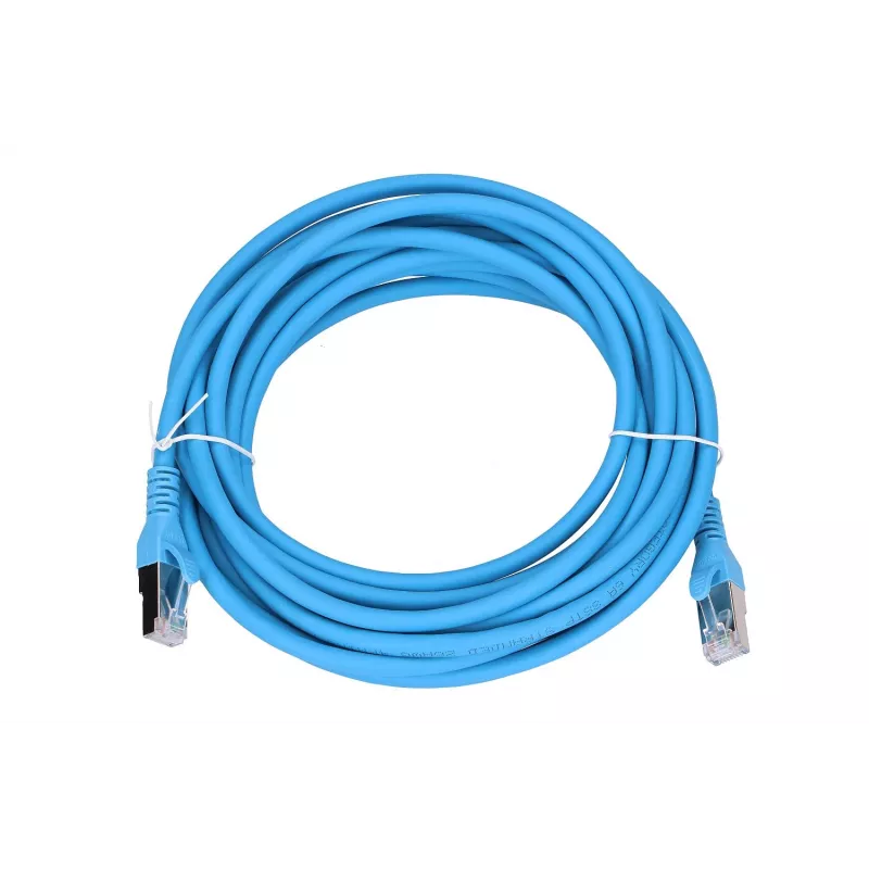 Extralink LAN Patchkabel Kat.6A RJ-45 Cat6a 5m Blau