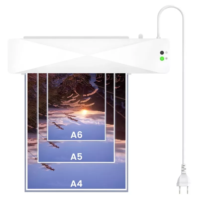 Kalt-/Heißlaminiergerät SAVIO LR-01/W — max. Breite 230 mm, 320 mm/min, 300 W, weiß