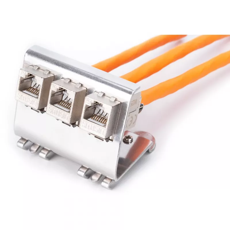 Adapter Digitus AN-25183 für 3x Keystone-Modul Edelstahl