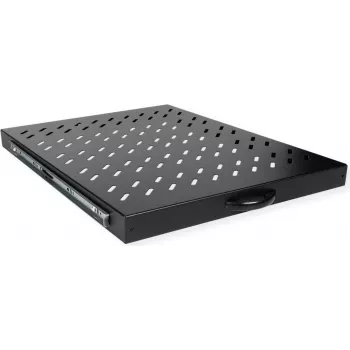 ROLINE 19-Zoll-Rackablage 1 HE ausziehbar 550 T 25 kg schwarz (26.21.0276)