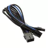 SilverStone PCI-8-Pin zu PCIe-6+2-Pin Kabel, 250 mm – Schwarz/Blau