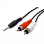 3,5 mm/2x Cinch (M) Kabel ROLINE 11.09.4349 10 m
