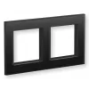 eQ-3 Homematic IP Glasrahmen 2-fach, Schwarz (162149A1)