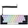 SKILLER SGK50 S4, Gaming-Tastatur Weiß/Schwarz, PT-Layout, Kailh Red