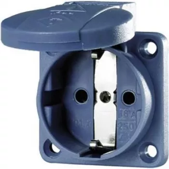 MENNEKES 11031 Blau - Weiße Steckdose (11031)