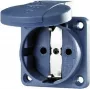 MENNEKES 11031 Blau - Weiße Steckdose (11031)