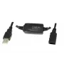 USB-Kabel LogiLink 15M USB 2.0 M/F Schwarz