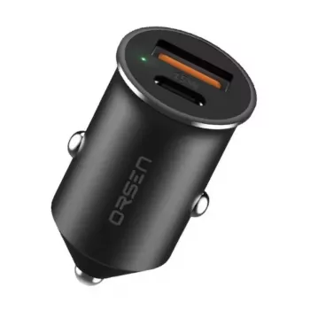 Autoladegerät Orsen C8 45W — 45W USB-C PD Schnellladen, Schwarz