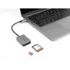 DeLOCK USB Typ-C Kartenleser Aluminium SD Micro SD 5000 Mbit/s